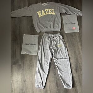 Hazel Boutique Capri Matching Sweat Set